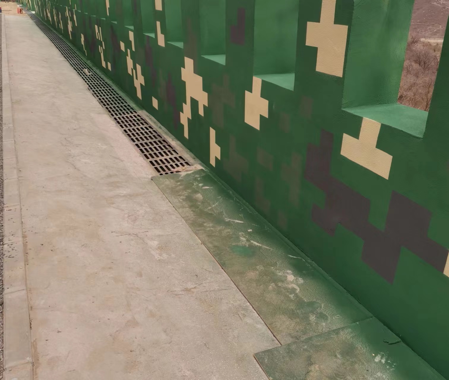 荆州围墙迷彩喷涂,数迷彩漆