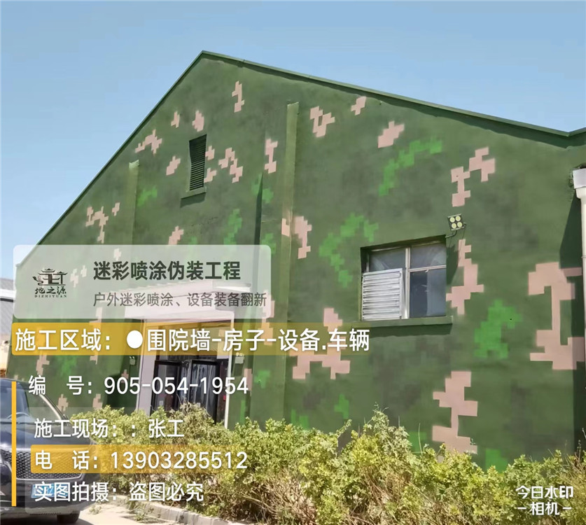 荆州外墙数码迷彩漆施工报价清单（100㎡标准墙面测算）